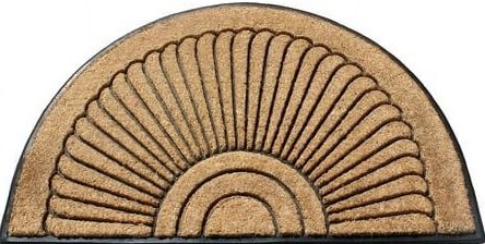 Natural Coir and Rubber Door Mat